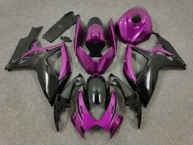 Online Púrpura Negro Carenado Moto Suzuki GSXR 600 / GSXR 750 2006-2007