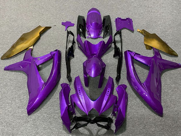 Online Púrpura Oro Carenado Moto Suzuki GSXR 600 / GSXR 750 2008-2010