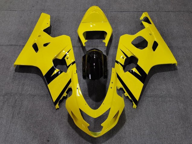 Online Amarillo Negro Brillante OEM Estilo Carenado Moto Suzuki GSXR 600 / GSXR 750 2004-2005