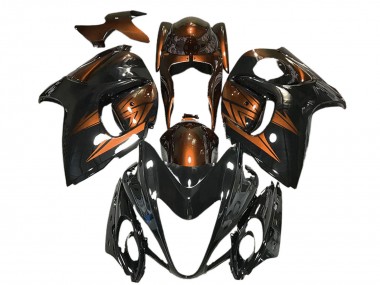 Online Negro Brillante Naranja Profundo Carenado Moto Suzuki GSXR 1300 2008-2020