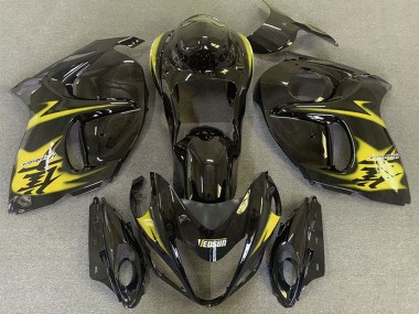 Online Negro Brillante Amarillo Carenado Moto Suzuki GSXR 1300 2008-2020