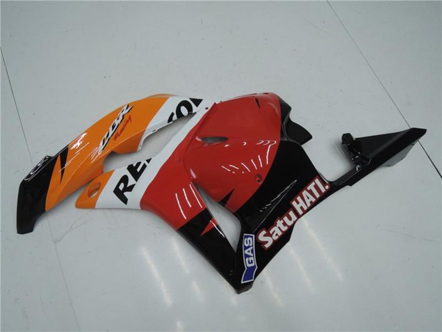 Online Naranja Blanco Rojo Negro Brillante Repsol Kits Completo Carenados Moto Honda CBR600RR 2009-2012