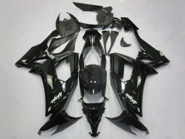 Online Negro Brillante Negro Mate Blanco Calcomanía Carenado Moto Kawasaki ZX10R 2008-2010