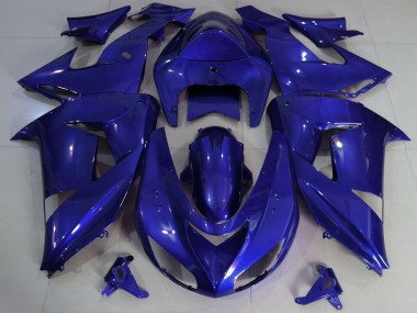 Online Azul Oscuro Carenado Moto Kawasaki ZX10R 2006-2007