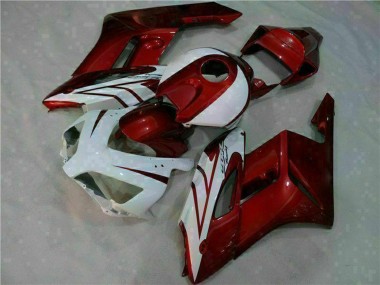 Online Blanco Rojo Negro Carenado Moto Honda CBR1000RR 2004-2005
