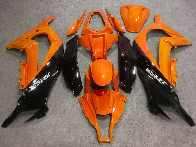 Online Naranja Negro Brillante Carenado Moto Kawasaki ZX10R 2016-2020