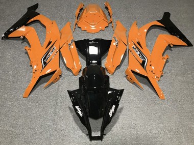 Online Naranja Negro Brillante Carenado Moto Kawasaki ZX10R 2011-2015
