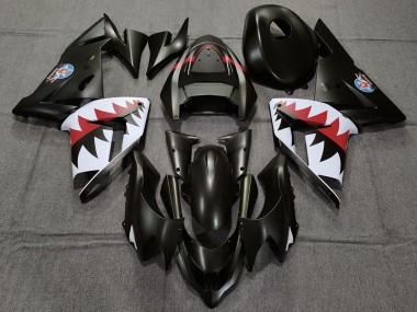 Online Negro Mate Betty Bomber Carenado Moto Kawasaki ZX10R 2004-2005
