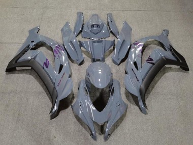 Online Nardo Gris Púrpura Carenado Moto Kawasaki ZX10R 2016-2020