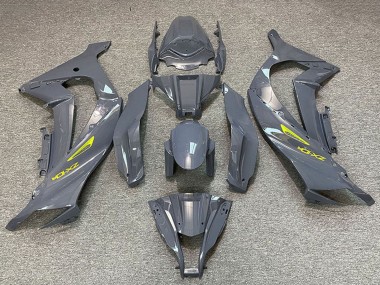 Online Nardo Gris Amarillo Carenado Moto Kawasaki ZX10R 2011-2015