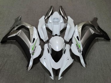 Online Blanco Perla Plata Carenado Moto Kawasaki ZX10R 2016-2020