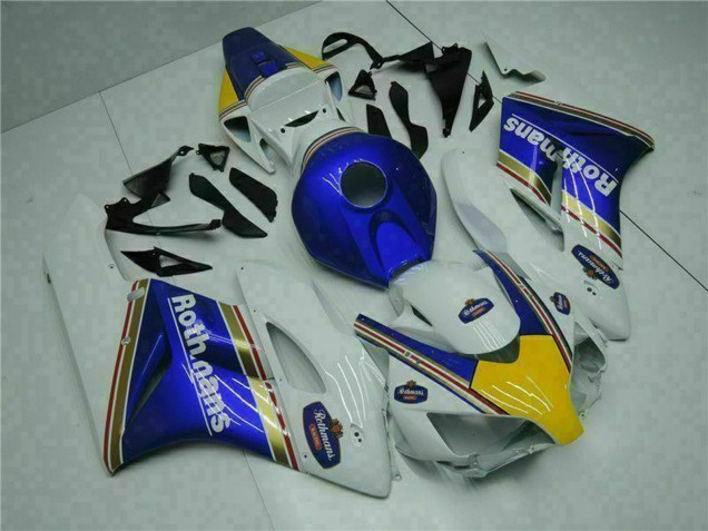 Online Blanco Azul Amarillo Rothmans Carenados Moto Honda CBR1000RR 2004-2005