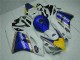 Online Blanco Azul Amarillo Rothmans Carenados Moto Honda CBR1000RR 2004-2005
