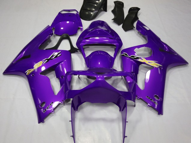 Online Púrpura Carenado Moto Kawasaki ZX6R 2003-2004