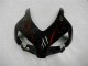 Online Negro Brillante Rojo Llama Carenado Moto Honda CBR1000RR 2004-2005