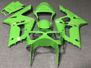 Online Verde Claro Carenado Moto Kawasaki ZX6R 2003-2004