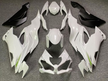 Online Blanco Perla Verde Carenado Moto Kawasaki ZX6R 2019-2022