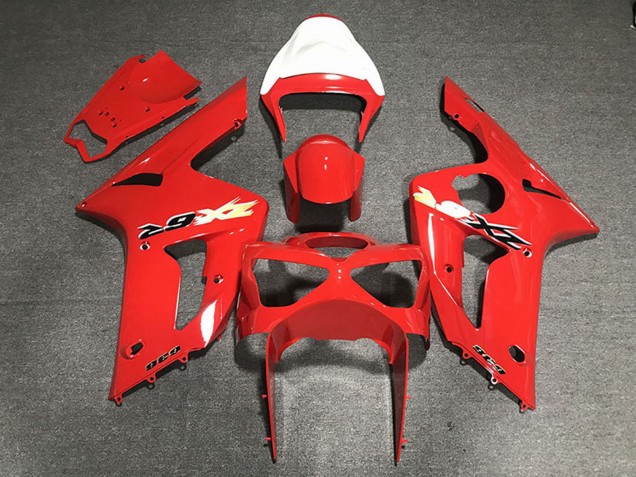 Online Rojo 636 Carenado Moto Kawasaki ZX6R 2003-2004