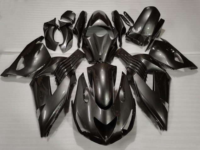 Online Negro Brillante Carenado Moto Kawasaki ZX14R 2006-2011