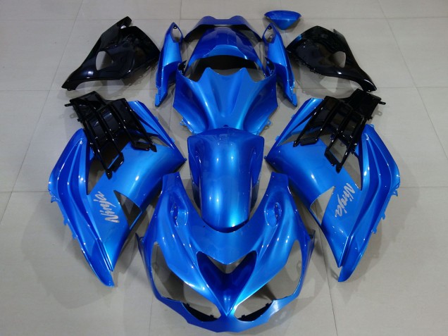 Online Carenados Moto Kawasaki ZX14R ZZR1400 2012-2024 - Azul Negro