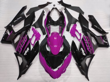 Online Púrpura Negro Brillante Negro Mate OEM Estilo Carenado Moto Kawasaki Ninja 400 2018-2024