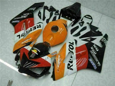 Online Naranja Blanco Rojo Negro Repsol Carenado Moto Honda CBR1000RR 2004-2005