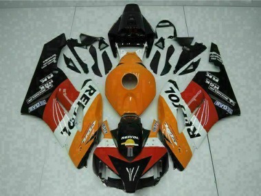 Online Naranja Blanco Rojo Negro Repsol Carenado Moto Honda CBR1000RR 2004-2005