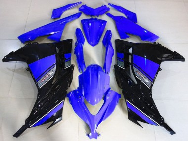 Online Azul Negro Carenado Moto Kawasaki Ninja 300 2013-2024