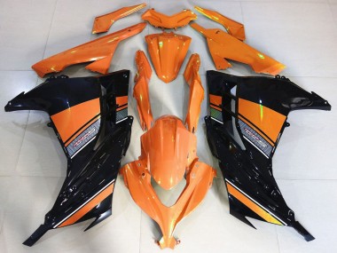 Online Naranja Negro Carenado Moto Kawasaki Ninja 300 2013-2024