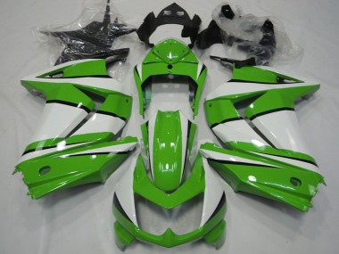 Online Blanco Verde Negro Carenado Moto Kawasaki Ninja 250 2008-2012