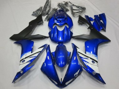Online Azul Blanco Negro Mate Carenados Moto Yamaha R1 2004-2006