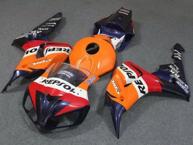 Online Naranja Blanco Rojo Azul Repsol Carenado Moto Honda CBR1000RR 2006-2007