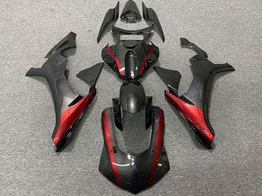 Online FibraCarbono Estilo Rojo Carenado Moto Yamaha R1 2015-2019