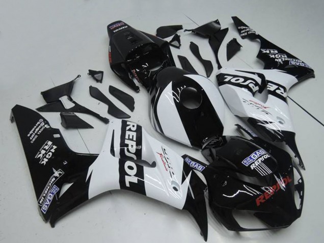 Online Blanco Negro Brillante Repsol Carenado Moto Honda CBR1000RR 2004-2005