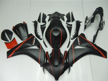 Online Negro Mate Rojo Carenado Moto Honda CBR1000RR 2008-2011