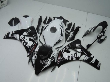 Online Blanco Negro Brillante Carenado ABS Honda CBR1000RR 2008-2011