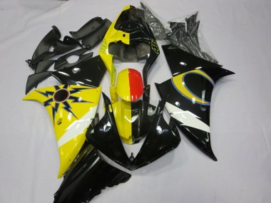 Online Amarillo Negro Rojo Carenado Moto Yamaha R1 2012-2014