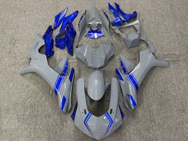 Online Nardo Gris Azul Carenado Moto Yamaha R1 2015-2019