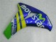 Online Azul Amarillo Verde MoviStar Castrol Carenado Moto Honda CBR1000RR 2008-2011