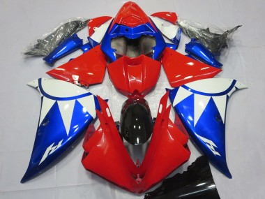 Online Blanco Rojo Azul Negro Carenado Moto Yamaha R1 2012-2014