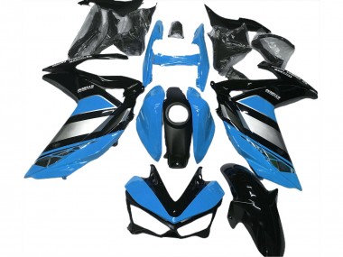 Online Azul Plata Negro Brillante Yamalube Carenado Moto Yamaha R3 2015-2018