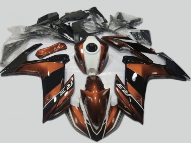 Online Brown Blanco Negro Carenado Moto Yamaha R3 2015-2018