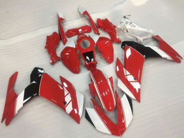 Online Rojo Blanco Negro Brillante Carenados Moto Yamaha R3 2015-2018