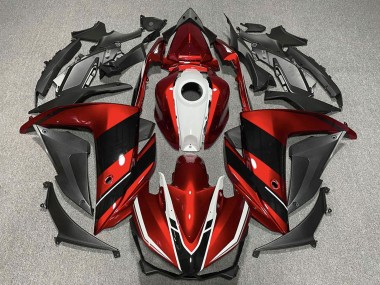 Online Rojo Blanco Negro Brillante Carenado Moto Yamaha R3 2015-2018