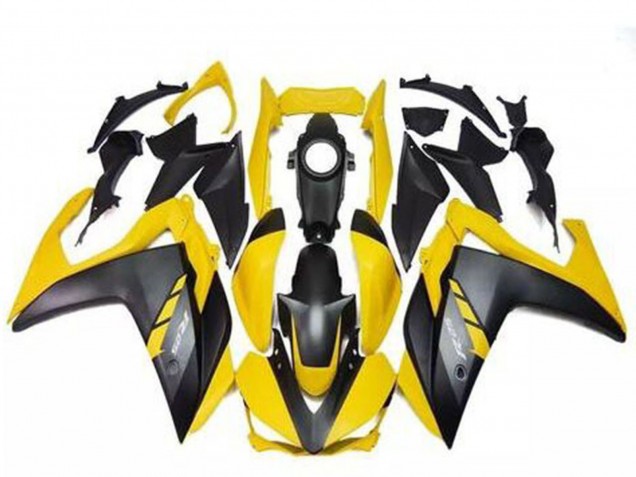 Online Amarillo Negro Mate Carenado Moto Yamaha R3 2015-2018