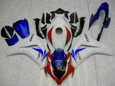 Online Blanco Rojo Azul HRC Carenados Moto Honda CBR1000RR 2008-2011