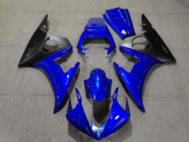 Online Azul Negro Mate Carenado Moto Yamaha R6 2005