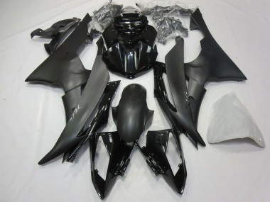 Online Negro Brillante Negro Mate Carenados Moto Yamaha R6 2008-2016