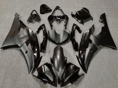 Online Negro Brillante Negro Mate Carenado Moto Yamaha R6 2008-2016