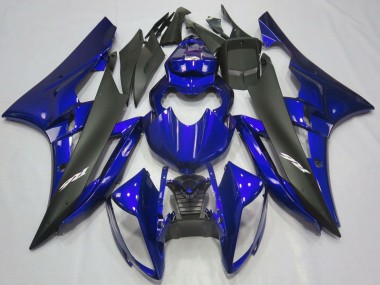 Online Azul Negro Mate Carenado Moto Yamaha R6 2006-2007